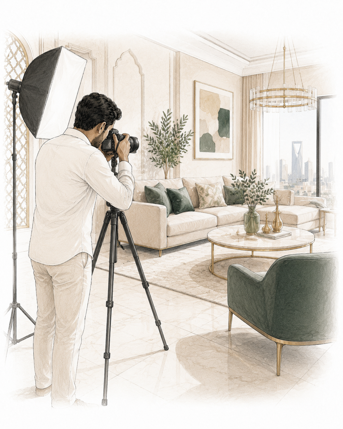 Professional photoshoot