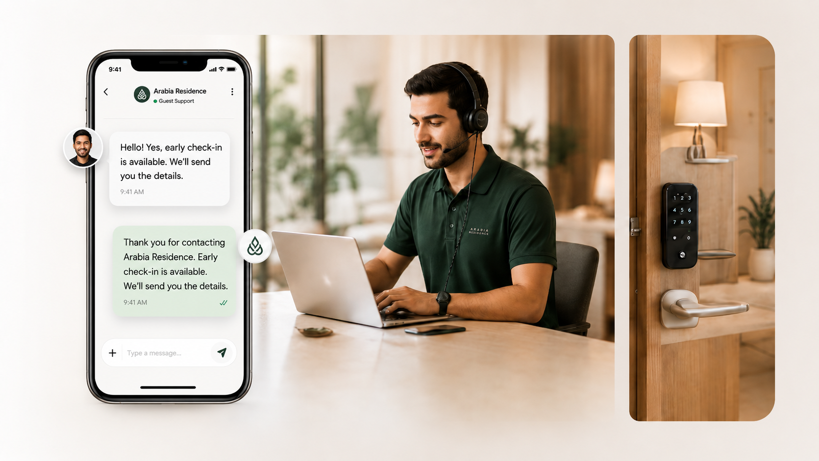 Guest Experience — 24/7 concierge support