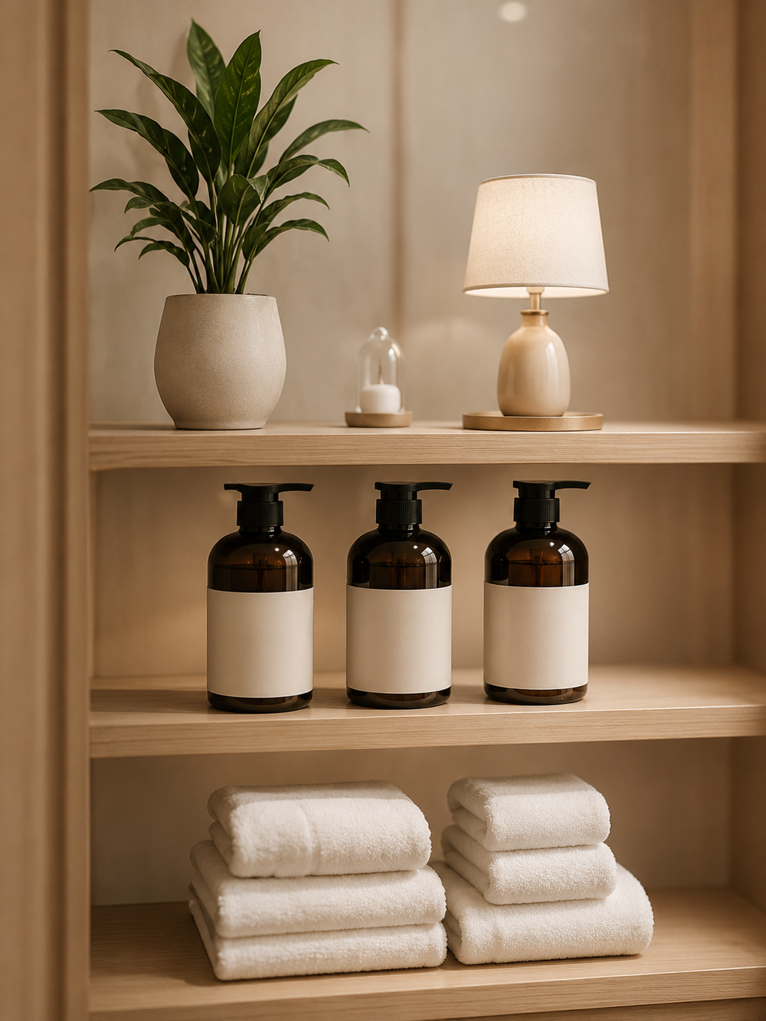 Restocked guest amenities